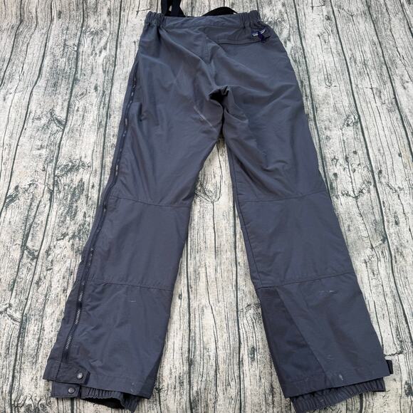 Patagonia Suspender Snow Pants Men Sz 36 Gray Water Resistant Full Pant Leg Zip - Picture 2 of 10